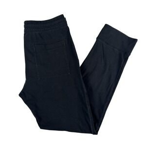 James Perse Jogger Pants Mens Small 1 Black Yosemite Stretch Knit Made In USA